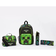 Smiggle - Minecraft 4'lü Okul Çanta Seti