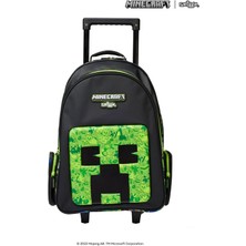 Smiggle - Minecraft Çekçekli Işıklı Tekerlekli Çanta