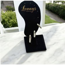 Jevelry Viktorya Model 3 Lü Kadın Küpe Seti Gümüş Renk Küpe