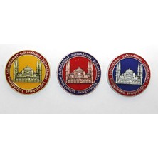 Yöresel Sultanahmet Magnet Yuvarlak Tasarım