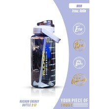 Ruchon Sporcu Matara - Motivasyon Yazılı Büyük Suluk - Tritan Malzeme Bpa Free - Fitness & Günlük Kullanım