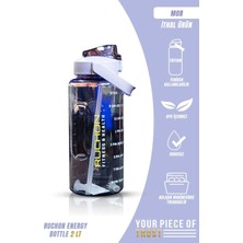 Ruchon Sporcu Matara - Motivasyon Yazılı Büyük Suluk - Tritan Malzeme Bpa Free - Fitness & Günlük Kullanım