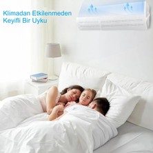 Triline Delikli Ayarlanabilir 58-105 cm Klima Hava Yönlendirici Klima Aparatı Klima Siperliği