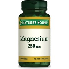 Nature's Bounty Magnesium 250  mg  60 Tablet