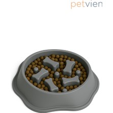 Kedi ve Köpek Yavaş Yeme Mama Kabı - Hızlı Yeme Engelleyici - Köpek Mama Kabı - 18 cm