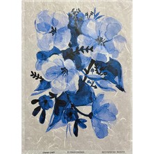 Lineart Pirinç Dekopaj Kağıdı BLEU55