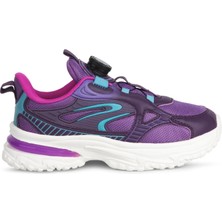 Buckhead 3053 Akıllı Bağcıklı Flex Foam Taban Unisex Çocuk Ayk. Lila