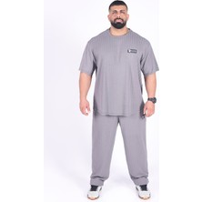 Team Ruchon Usa Erkek Büyük Beden Spor Takım - Fitness & Antrenman - Rahat Oversize Kalıp