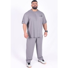 Team Ruchon Usa Erkek Büyük Beden Spor Takım - Fitness & Antrenman - Rahat Oversize Kalıp