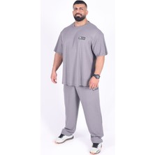 Team Ruchon Usa Erkek Büyük Beden Spor Takım - Fitness & Antrenman - Rahat Oversize Kalıp