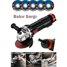 115 mm 4500W Metal Taşlama Makinesi, 5 Taş Hediye