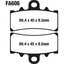 Bajaj Ktm Rc Duke 125-200-390 Ön Fren Disk Balatası FA606 Ith