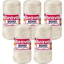 Bravo Boho Polyester Makrome Ipi 4mm 5’li Paket – Dayanıklı ve Tüylenmez