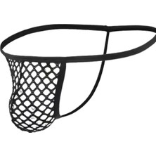 Erkek Siyah File Külot String