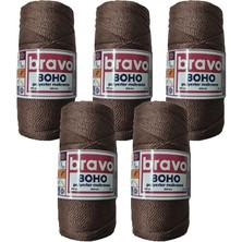 Bravo Boho Polyester Makrome Ipi 4mm 5’li Paket – Dayanıklı ve Tüylenmez
