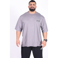 Bigsize - Tshirt Bodybuilding Co. Erkek Geniş Kalıp Sporcu Tişört - Fitness & Spor Giyim - Rahat Pamuklu Kumaş