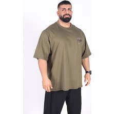 Bigsize - Tshirt Bodybuilding Co. Erkek Geniş Kalıp Sporcu Tişört - Fitness & Spor Giyim - Rahat Pamuklu Kumaş