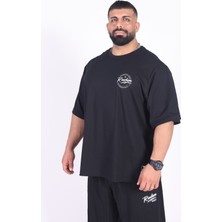 Bigsize - Tshirt Bodybuilding Co. Erkek Geniş Kalıp Sporcu Tişört - Fitness & Spor Giyim - Rahat Pamuklu Kumaş