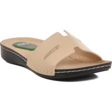 Bej Jel Taban Kadın Terlik 6813 Z