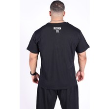 Oversize - Your Tshirt Piece Erkek Rahat Kalıp Sporcu Tişört - Fitness & Spor Giyim - %100  Pamuklu Kumaş