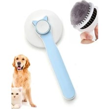 Kedi Köpek Otomatik Temizlenen Tuşlu Tüy Toplayıcı Tarak Evcil Pet Hayvan Tüy Kıl Toplama Fırçası