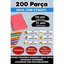 Kt Grup Okul Etiketi Kalem Defter Etiketi Özel Isim Yazılabilen Etiket Winnie The Pooh 200 Adet
