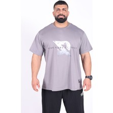 Oversize - Your Tshirt Piece Erkek Rahat Kalıp Sporcu Tişört - Fitness & Spor Giyim - %100  Pamuklu Kumaş