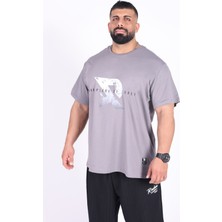 Oversize - Your Tshirt Piece Erkek Rahat Kalıp Sporcu Tişört - Fitness & Spor Giyim - %100  Pamuklu Kumaş