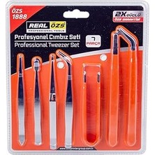 Mobee ÖZS-1888 7 Adet Cımbız Seti Telefon Tablet Pc Saat Tamir Cımbızları Paslanmaz Set 1410