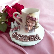 Renkli ve Kişiye Özel Tasarım Kahve Fincanı, Şık ve Özgün Hediye Seçeneği