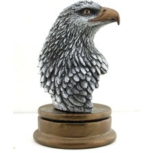Kartal Başı Büst Figür – 17 × 9 cm