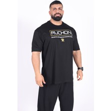 Fitsize - Aggressive Towards Erkek Dar Kesim Sporcu Tişört - Fitness & Antrenman Giyim - %100 Pamuklu Kumaş