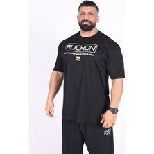Fitsize - Aggressive Towards Erkek Dar Kesim Sporcu Tişört - Fitness & Antrenman Giyim - %100 Pamuklu Kumaş