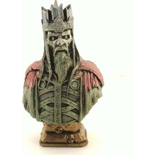 Ölüler Kralı Büst Figür – 17 cm (Yüzüklerin Efendisi Temalı)