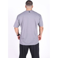 Fitsize - Aggressive Towards Erkek Dar Kesim Sporcu Tişört - Fitness & Antrenman Giyim - %100 Pamuklu Kumaş