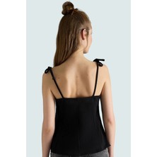 Örme Kumaş Peplum Bluz Askılı Bağcıklı Yazlık Yüksek Kalite Mükemmel Uyum