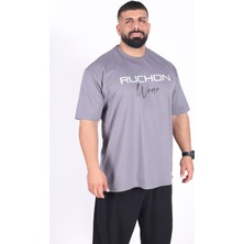 Fitsize -  My Limits Erkek Dar Kesim Sporcu Tişört - Fitness & Antrenman Giyim - %100 Pamuklu Kumaş