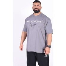 Fitsize -  My Limits Erkek Dar Kesim Sporcu Tişört - Fitness & Antrenman Giyim - %100 Pamuklu Kumaş