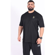 Fitsize -  My Limits Erkek Dar Kesim Sporcu Tişört - Fitness & Antrenman Giyim - %100 Pamuklu Kumaş
