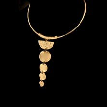 Altın Kaplama Uzun Choker