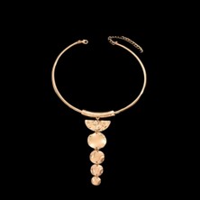 Altın Kaplama Uzun Choker