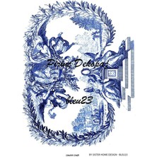 Lineart Pirinç Dekopaj Blue 23