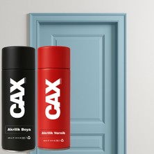 CAXCOLORS Ahşap & Lake & Mdf & Panel Kapı Boyası Akrilik Sprey Boya 400 ml + Boya Koruma ve Parlaklık Verniği