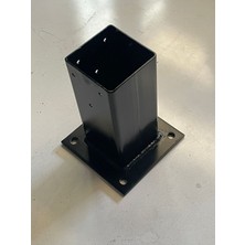 Siyah Pergole Çardak Ağaç Bağlantı Aksesuarı, Dayanıklı ve Şık Bahçe Çözümü