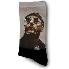 Leon - Jean Reno Cool  Dijital Baskılı Çorap - Unisex