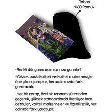 Joker Elinde Kart Desteli Çorap - Şıklıkta Bir Joker Dokunuşu! - Unisex