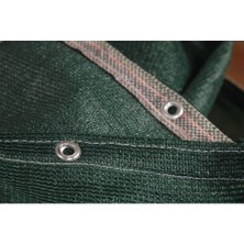 Yeşil Gölgelik File 1X15 M, %95 Geçirgenlik, 180 Gr/m2, Özel Dikim, Kuşgözü