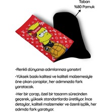 Bart Simpson Cool  Dijital Baskılı Çorap - Unisex