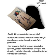 Aşık Çöp Insanlar  Dijital Baskılı Çorap - Unisex