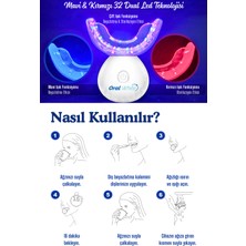 Oral White Professional Series 7100 Şarjlı Diş Beyazlatma Kiti (32 LED + 4 Kalem)